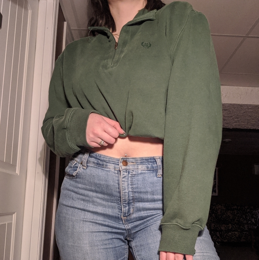 IZOD quarter zip sweater